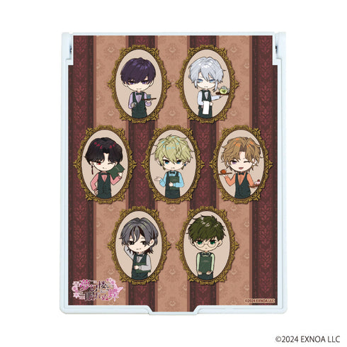 『夢幻楼と眠れぬ蝶』デカキャラミラー02/カフェ(グラフアートイラスト)